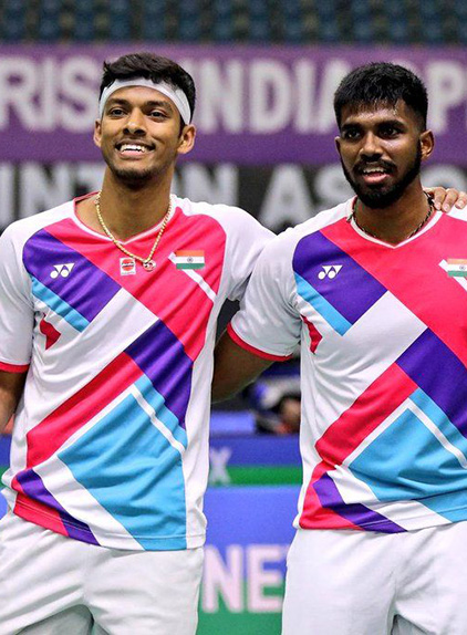 Satwik and Chirag as they clinch a BRONZE at the World Championship
